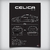 Print/Poster Toyota Celica 1991 - Interlakes