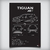 Quadro/Poster Volkswagen Tiguan R-Line 2021 | Preto & Branco - Interlakes