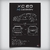 Quadro/Poster Volvo Xc60 R-Design 2.0 T5 2015 | Preto & Branco - Interlakes