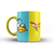 Caneca Angry Birds Faixas - O Mundo dos Personalizados