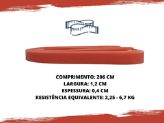 Kit 4 Super Band Elástico Fitness Fita Elástica Musculação