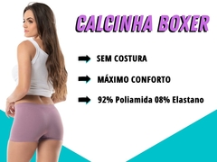 Calcinha Boxer Feminina Sem Costura Keeper - Kits de Meia Masculina e Feminina -  Emalak