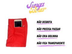 Imagem do Sunga Masculina Boxer Com Bolso Moda Praia Box Slim Short