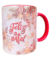 Caneca (325ml) sublimada personalizada com alça colorida - Mimo de Natal