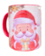 Caneca (325ml) sublimada personalizada com alça colorida - Mimo de Natal na internet