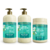 Kit Cachos e Crespos Shampoo, Condicionador e Banho de Creme Bio Extratus - 1L