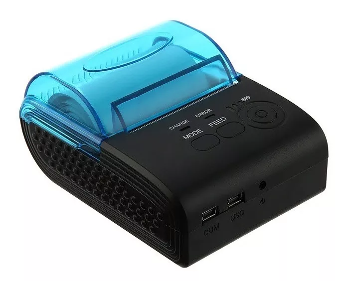 Mini impresora portátil inalámbrica térmica de recibos, máquina de  impresión móvil de 58mm con Bluetooth para