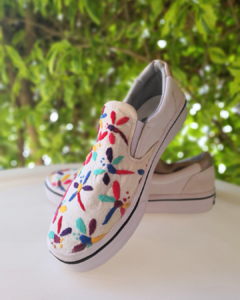 Hand-embroidered sneakers - buy online