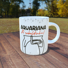 Caneca Aquariana. Caneca personalizada.
