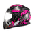 CAPACETE TEXX HAWK ALIEN ROSA