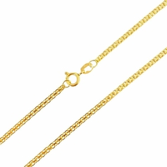 Corrente Chocker Ouro 18k Elo Bismark 40cm e 1,80gr