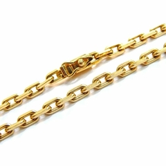 Corrente de Ouro Maciço 18k Elo Cartier com fecho Gaveta de 70cm com 53gr - DUCCI Joias