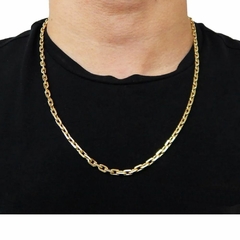 Corrente de Ouro Maciço 18k Elo Cartier com fecho Gaveta de 70cm com 53gr - loja online