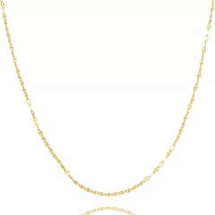 Corrente Chocker Ouro 18k Elo Coffee 40cm e 1,10gr