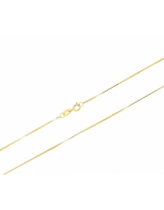 Corrente Chocker Ouro Maciço 18k Veneziana fecho boia 45cm e 1,00gr