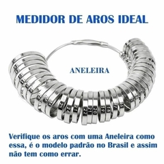 Par de Alianças de Ouro 18k Retas Acetinadas 2 Frisos de 6mm com 12gr na internet