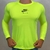 Camiseta Nike Dry Fit Manga Longa Verde - 3463