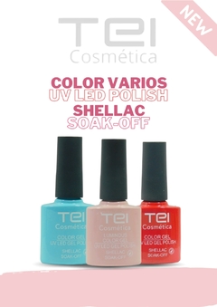 Esmaltes semipermanentes UVLED TEI 8ml