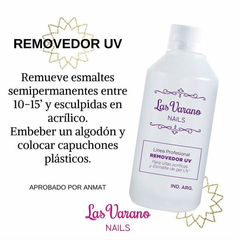 Removedor de Acetona p/ acrílico y esmaltado semi Las Varano 250ml