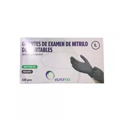 Guantes nitrilo caja x100 unidades Talle L