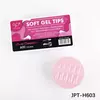 Tips soft gel X600 prelimados CITY GIRL en caja OVAL CLASIC