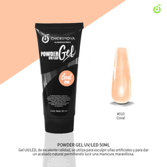 Powder Gel Polygel Cherimoya UV/LED 50ML #010 CORAL