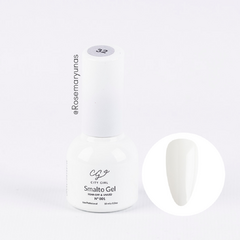 Esmalte semipermanente uvled city girl 10ml #032 BLANCO