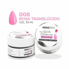 Gel de Construcción Cherimoya 30ml #008 Rosa Translucido Uv/Led