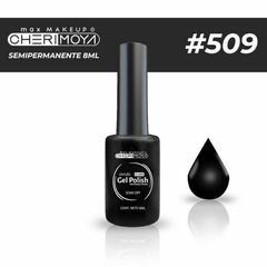 Esmalte semipermanente uvled Cherimoya 8ml #509 NEGRO