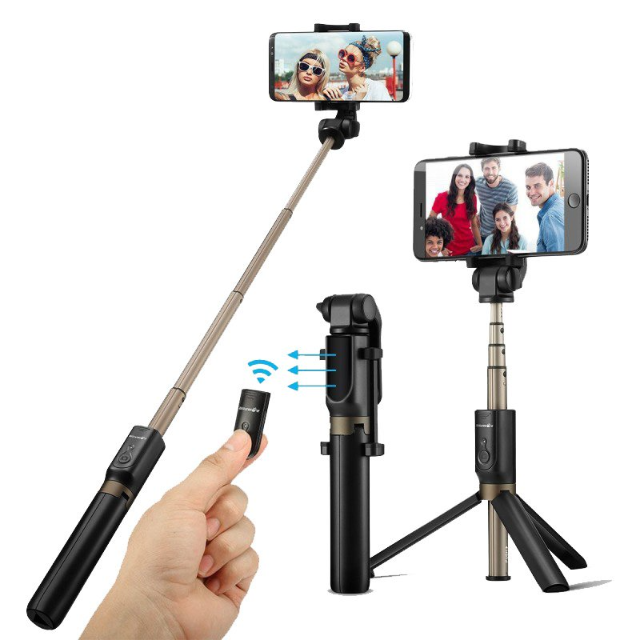 Palo Selfie Stick Baston P Celular + Sobre De Plastico X 10u