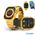 Smartwatch JS Ultra Gold 9 - Elegância e Versatilidade com 2 Pulseiras Inclusas