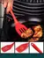 Kit de Utensílios de Cozinha em Silicone Maciço - Vermelho - loja online