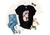Camisa Blusa babylook - Estampa Desenho Mulher Flores - 100% Algodão Super Confort na internet