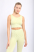 Lime High Waist Sports Leggings and Top