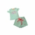 Conjunto Infantil com Shorts Saia e Blusa