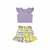 Conjunto Infantil Feminino de Verão Fakini