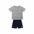 Conjunto Infantil Camiseta e Bermuda de Moletom - comprar online