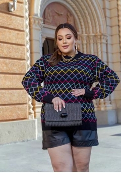 Blusa Tricô Plus Size Sette Cores - loja online