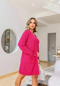 Conjunto Twin Set Tricô Rosa - Roupas para todas as ocasiões | DRICA MOURA