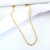 Choker Correntaria Cartier Elos Pequenos Semijoia Ouro 18K