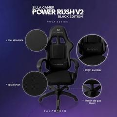 Silla Power Rush V2 Balam Rush NOVA SERIES Color Negro - comprar en línea