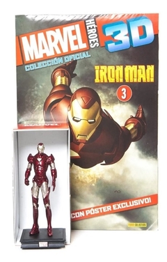 Marvel 3d Súper Héroes Figura Iron Man Panini #3