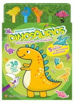 DINOSAURIOS, LÁPICES Y BORRADORES *LÁPICES Y BORRADORES DE COLORES*