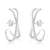 Brinco Joemi Ear Hook Liso Prata 925