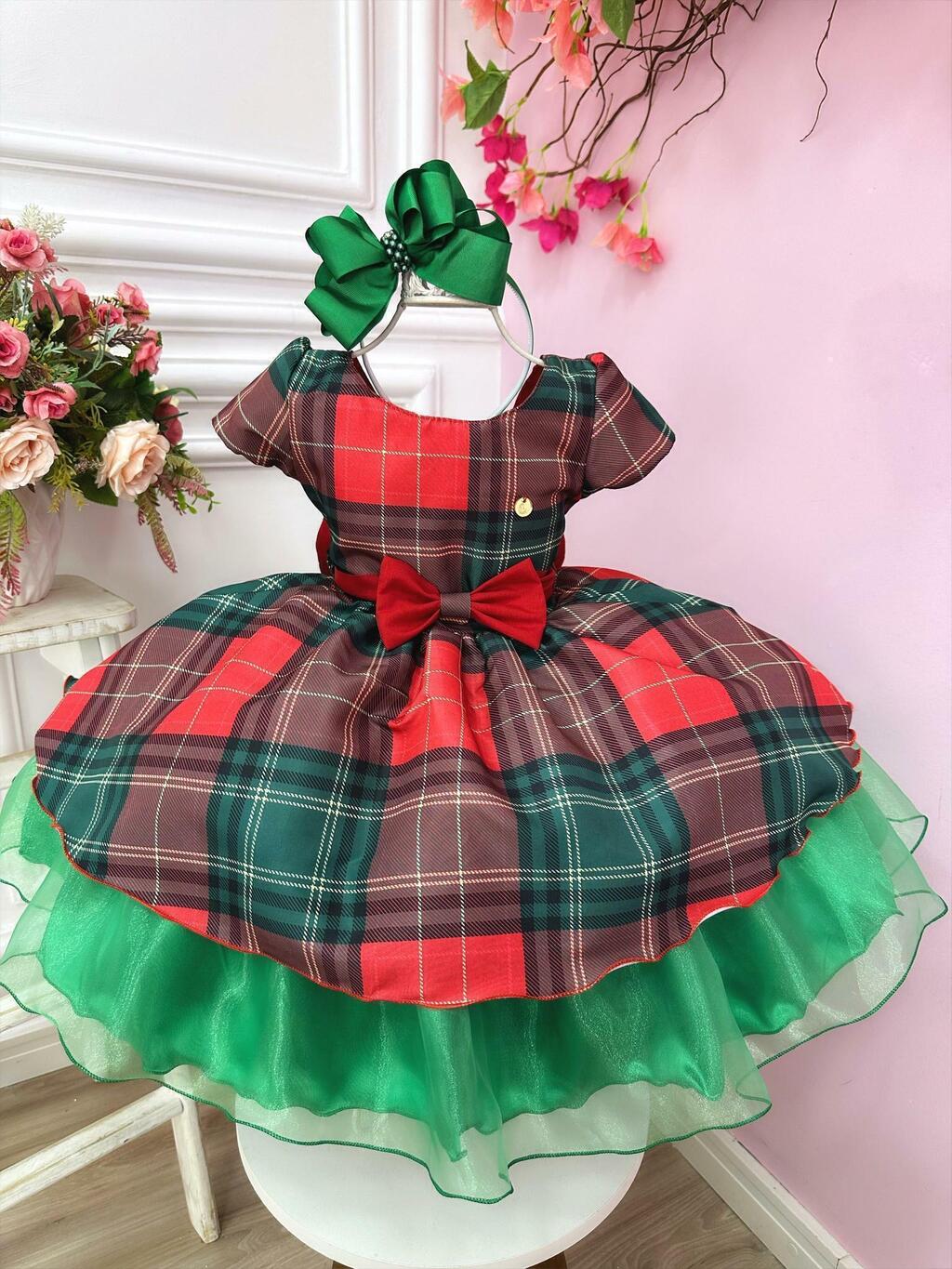 Vestido clearance infantil natalino