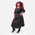 Saia croco preta plus size - comprar online