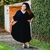 Vestido pipoquinha plus size preto - buy online