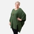 Blusa morcego verde musgo plus size - online store