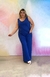 Macacão Crepe plus size azul - comprar online