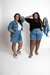 Shorts Jeans Clochard Plus Size